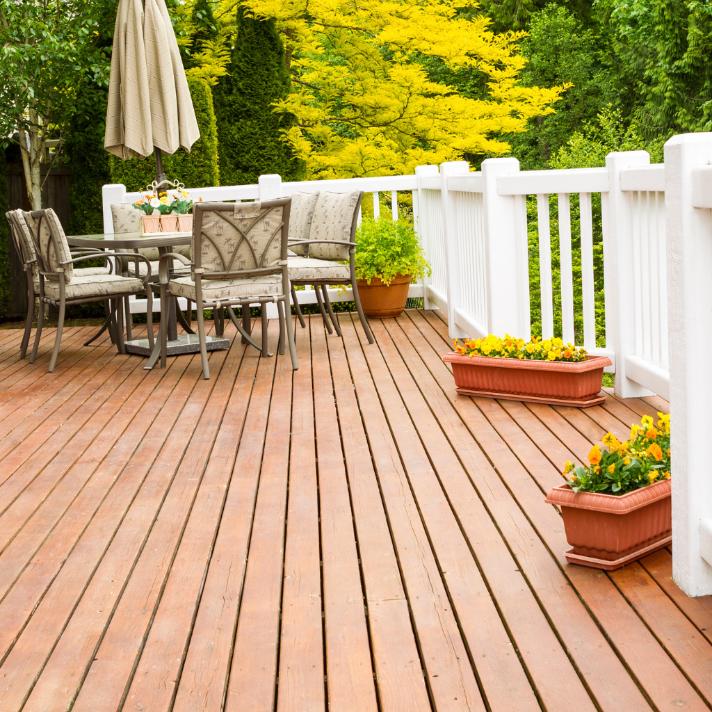 Professional Decked Patios in Elton